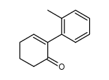 2-(2-methylphenyl)cyclohex-2-enone结构式
