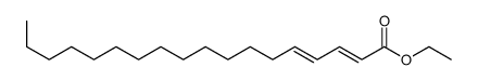 ethyl octadeca-2,4-dienoate结构式