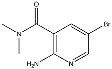 2-Amino-5-bromo-N,N-dimethyl-nicotinamide Structure
