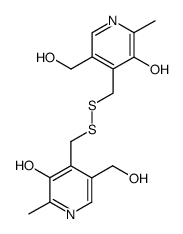 5,5'-bis-hydroxymethyl-2,2'-dimethyl-4,4'-(2,3-dithia-butane-1,4-diyl)-bis-pyridin-3-ol结构式