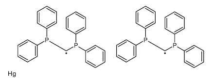 bis[bis(diphenylphosphanyl)methyl]mercury Structure