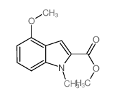 Methyl 4-methoxy-1-methyl-1H-indole-2-carboxylate Structure
