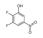2,3-二氟-5-硝基苯酚结构式