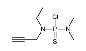 N-[chloro(dimethylamino)phosphinothioyl]-N-ethylprop-2-yn-1-amine结构式