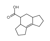 opt.-inakt. 1,2,3,3a,4,5,5a,6,7,8-Decahydro-as-indacen-carbonsaeure-(4) Structure