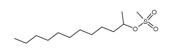 dodecan-2-yl methanesulfonate结构式