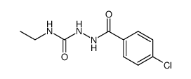 1-(4-Chlorobenzoyl)-4-ethylsemicarbazide Structure