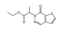 ethyl 2-(7-oxothieno[2,3-d]pyridazin-6(7H)-yl)propanoate Structure