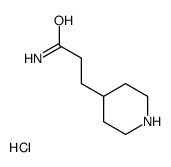 4-哌啶丙酰胺盐酸盐结构式