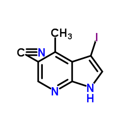 5-Cyano-3-iodo-4-Methyl-7-azaindole图片
