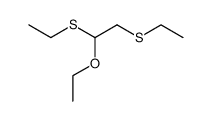 1-ethoxy-1,2-bis-ethylsulfanyl-ethane Structure