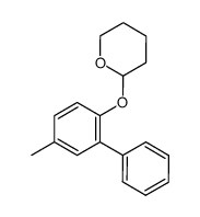 2-((5-methyl-[1,1'-biphenyl]-2-yl)oxy)tetrahydro-2H-pyran Structure