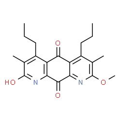 8-Methoxy-3,7-dimethyl-4,6-dipropylpyrido[3,2-g]quinoline-2,5,10(1H)-trione structure