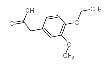 4-乙氧基-3-甲氧基苯乙酸结构式