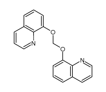 1,1-bis[(8-quinolyl)oxy]methane结构式