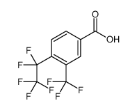 4-(Pentafluoroethyl)-3-(trifluoromethyl)benzoic acid Structure