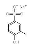 sodium,4-hydroxy-3-iodobenzenesulfonate Structure