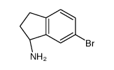 (S)-6-溴-2,3-二氢-1H-茚-1-胺结构式