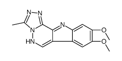 8,9-dimethoxy-3-methyl-11H-1,2,4-triazolo<3,4-b>pyridazino<4,5-b>indole Structure