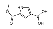 (5-methoxycarbonyl-1H-pyrrol-3-yl)boronic acid Structure