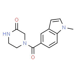 4-[(1-methyl-1H-indol-5-yl)carbonyl]piperazin-2-one picture