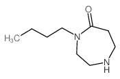 4-Butyl-1,4-diazepan-5-one Structure