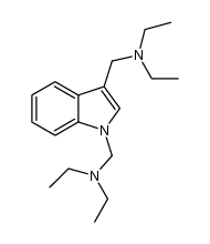 1,3-[di(N,N-diethylamino)methyl]indole Structure