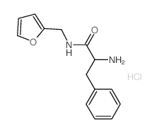 2-Amino-N-(2-furylmethyl)-3-phenylpropanamide hydrochloride Structure