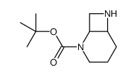 tert-butyl 5,8-diazabicyclo[4.2.0]octane-5-carboxylate结构式