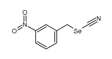 3-nitrobenzyl selenocyanate结构式