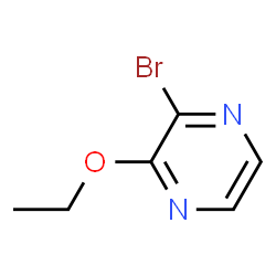 2-溴-3-乙氧基吡嗪结构式