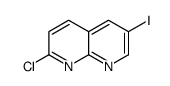2-Chloro-6-iodo-1,8-naphthyridine结构式