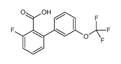 2-fluoro-6-[3-(trifluoromethoxy)phenyl]benzoic acid Structure