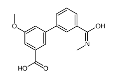 5-甲氧基-3-(甲基氨基甲酰)-[1,1-联苯]-3-羧酸结构式