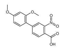 4-(2,4-dimethoxyphenyl)-2-nitrobenzoic acid Structure