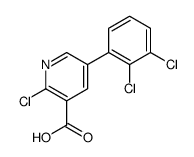 2-chloro-5-(2,3-dichlorophenyl)pyridine-3-carboxylic acid Structure