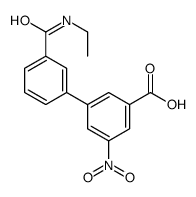 3-[3-(ethylcarbamoyl)phenyl]-5-nitrobenzoic acid结构式