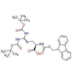 Fmoc-D-Alg(Boc)2-OH结构式