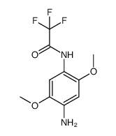 N-(4-amino-2,5-dimethoxyphenyl)-2,2,2-trifluoroacetamide结构式