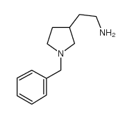 1-(苯基甲基)-3-吡咯烷乙胺结构式