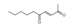 trans-3-decene-2,5-dione Structure