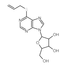 Inosine,6-S-2-propenyl-6-thio- (9CI) Structure