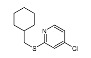 4-chloro-2-(cyclohexylmethylsulfanyl)pyridine Structure