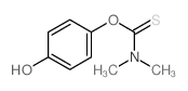 1-(4-hydroxyphenoxy)-N,N-dimethyl-methanethioamide结构式
