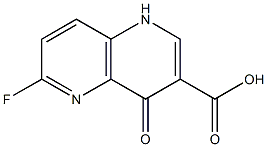 6-Fluoro-4-oxo-1,4-dihydro-[1,5]naphthyridine-3-carboxylic acid Structure