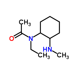 N-Ethyl-N-[2-(methylamino)cyclohexyl]acetamide结构式