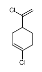 1-CHLORO-4-(1-CHLOROETHENYL)-CYCLOHEXENE Structure