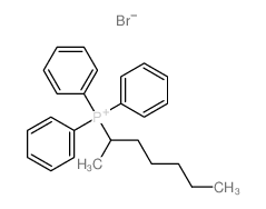 Phosphonium, (1-methylhexyl)triphenyl- Structure