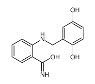 2-[(2,5-dihydroxyphenyl)methylamino]benzamide Structure