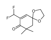 7-(difluoromethyl)-9,9-dimethyl-1,4-dioxaspiro[4.5]dec-6-en-8-one Structure